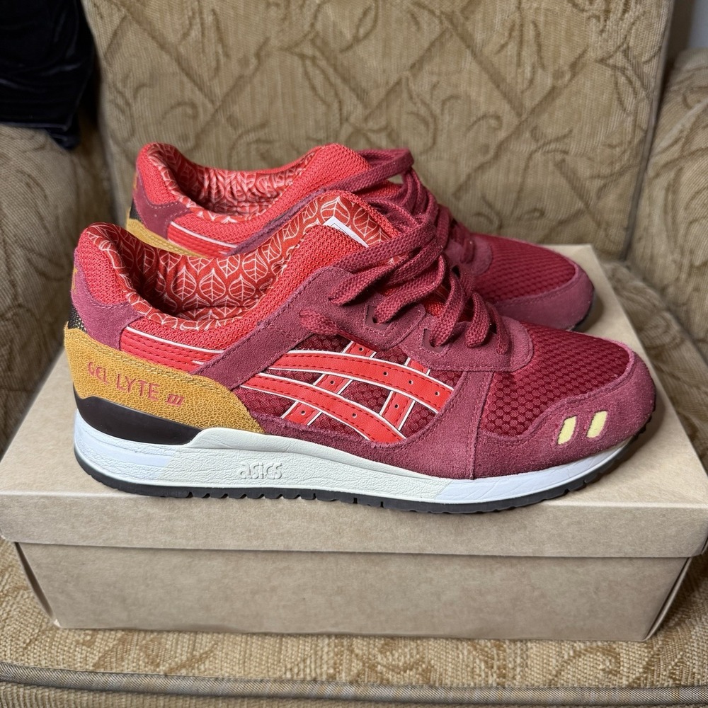 Size 10.5 - Asics Gel Lyte 3 Fiery Red (HN514) - Picture 4 of 8